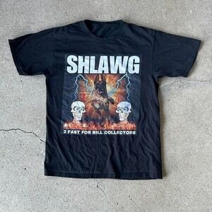 German shepherd lightning skull brain rot tee shirt tshirt Size M